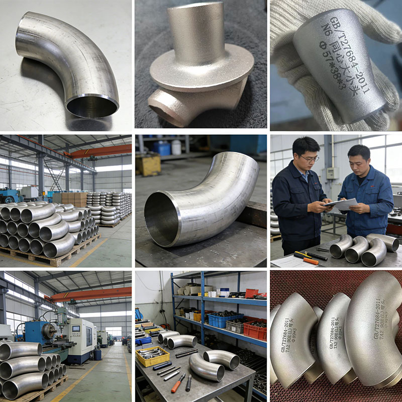 Titanium Pipe Elbow Grade 2 for Chemical and Industrial Piping